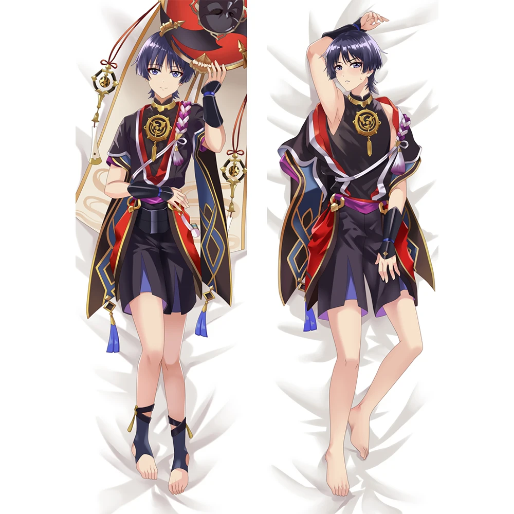 

50x180cm Game Genshin Impact Scaramouche Balladeer 6th of the Eleven Fatui Harbingers Body Pillow Case Hugging Body Prop