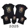 Disney Trip 2025 Family Matching Shirts Funny Mickey Minnie Tshirts Look Dad Mom Kids Tees Top First Disneyland Vacation Outfits 4