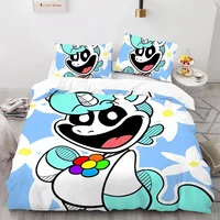 Anime Cartoon S-Smiling Critters Horror Game CATNAP DOGDAY Duvet Cover Sets Printed Bedding Set Double Queen King Size 2/3pcs 2