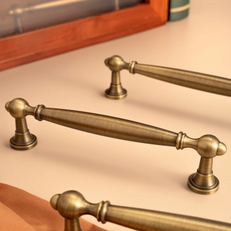 antique brass cabinet knob for kitchen cupboard