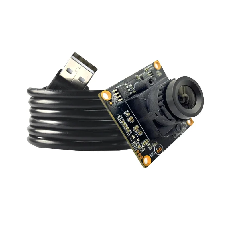 2MP HD 1080P FF 90 ° USB 카메라 모듈 디지털 소음 감소 UVC 드라이브 무료 MJPEG YUY2 H.264 얼굴 인식 문서