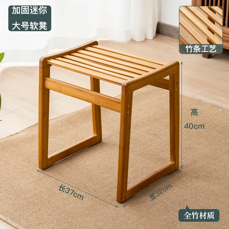 Small-Bench-Low-Square-Stool-Home-Adult-Sofa-Side-Ottomans-Living-Room ...