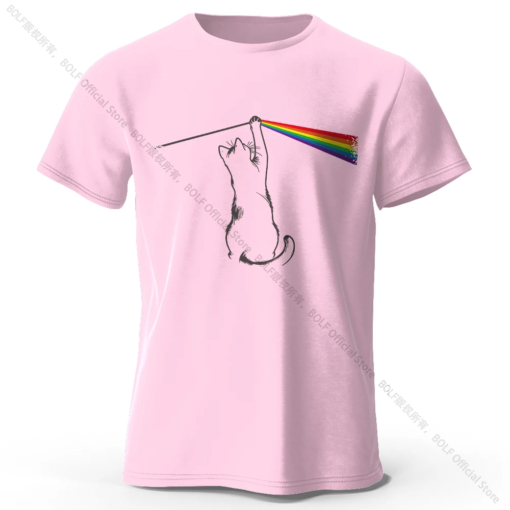 Artistic Cat Portrait Cotton T-Shirt – Soft, Unisex Creative Tee