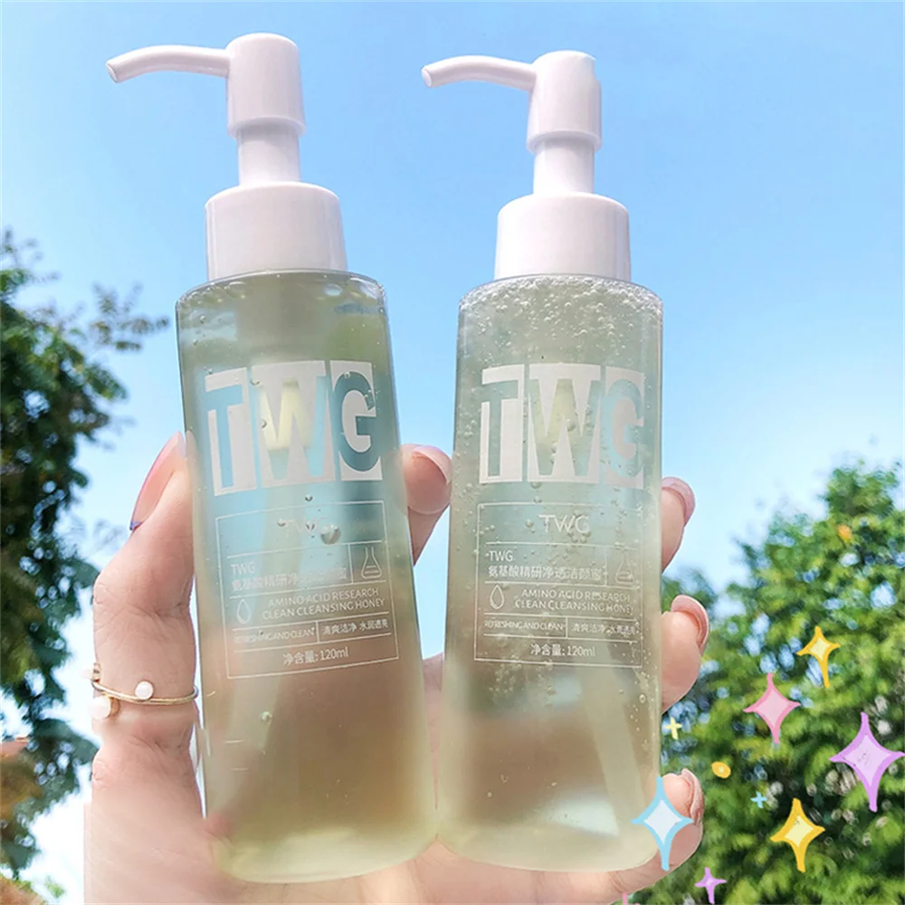 120ml Amino Acid Facial Cleanser, Deep Gentle Cleansing, Oil Control, Purifying Cleansing Honey Face Exfoliator 3