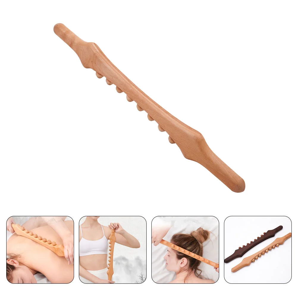 

Инструмент Stickmassager роликовый деревянный рефлексологический инструмент для ног деревянный скребок для соскабливания мускулпульса для массажа рук из хлопка