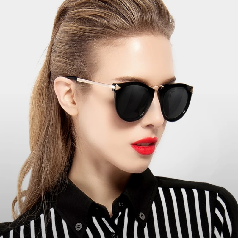 

2023 New Women's Fashion Sunglasses Retro Cat Eye Driving Polarized Eyeglasses Sunscreen Ultraviolet Protective Goggles UV400