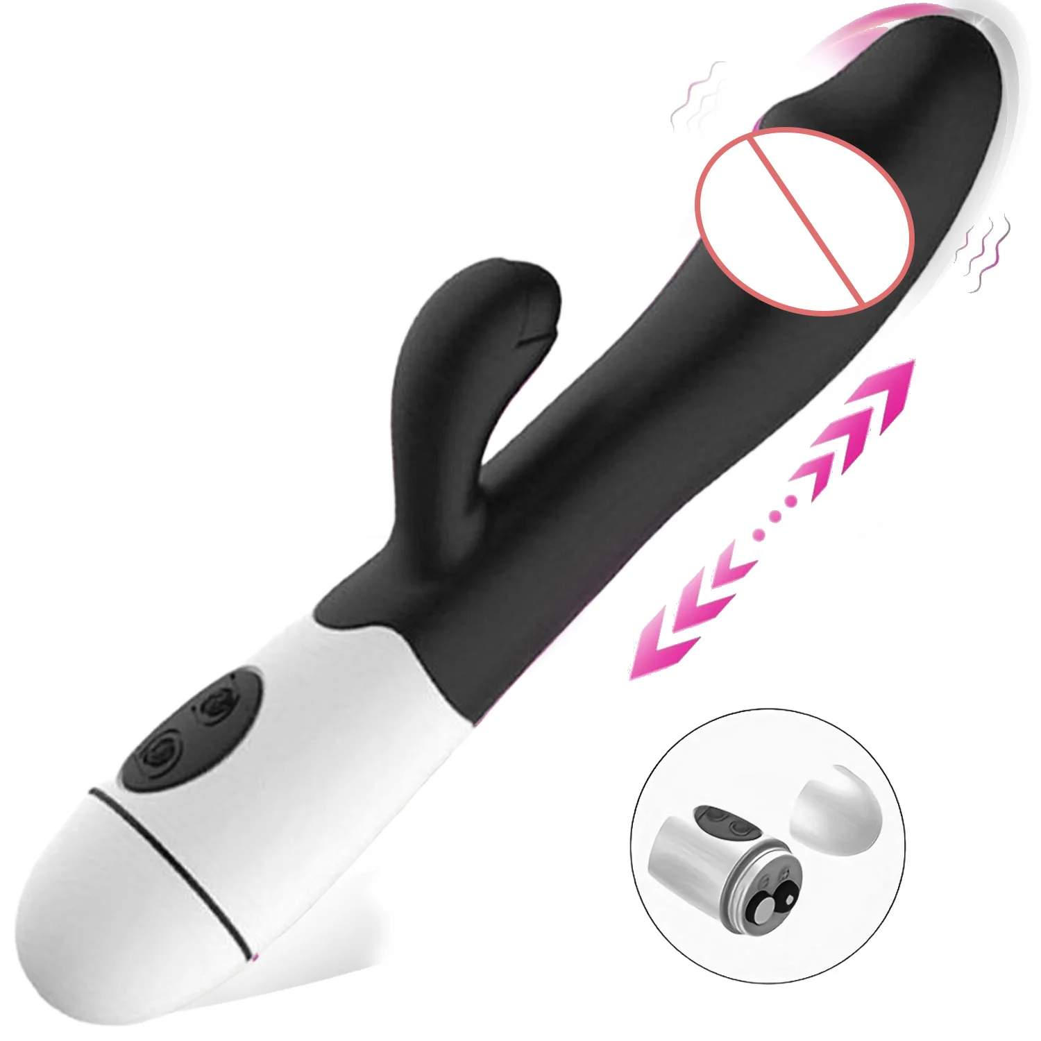 Penetration Rabbit Vibrator for Women Powerful Clitoris Stimulator   Female Thrusting Vagina Massage Masturbator Sex Toys Adult
