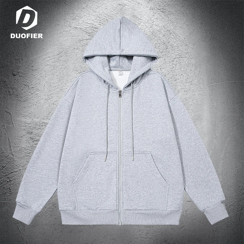 

Male Casual Solid Color Hoodies Long Sleeve Zip Hooded Sweatshirts Streetwear Fashion Trend Jacket Coats Breathable Pullover