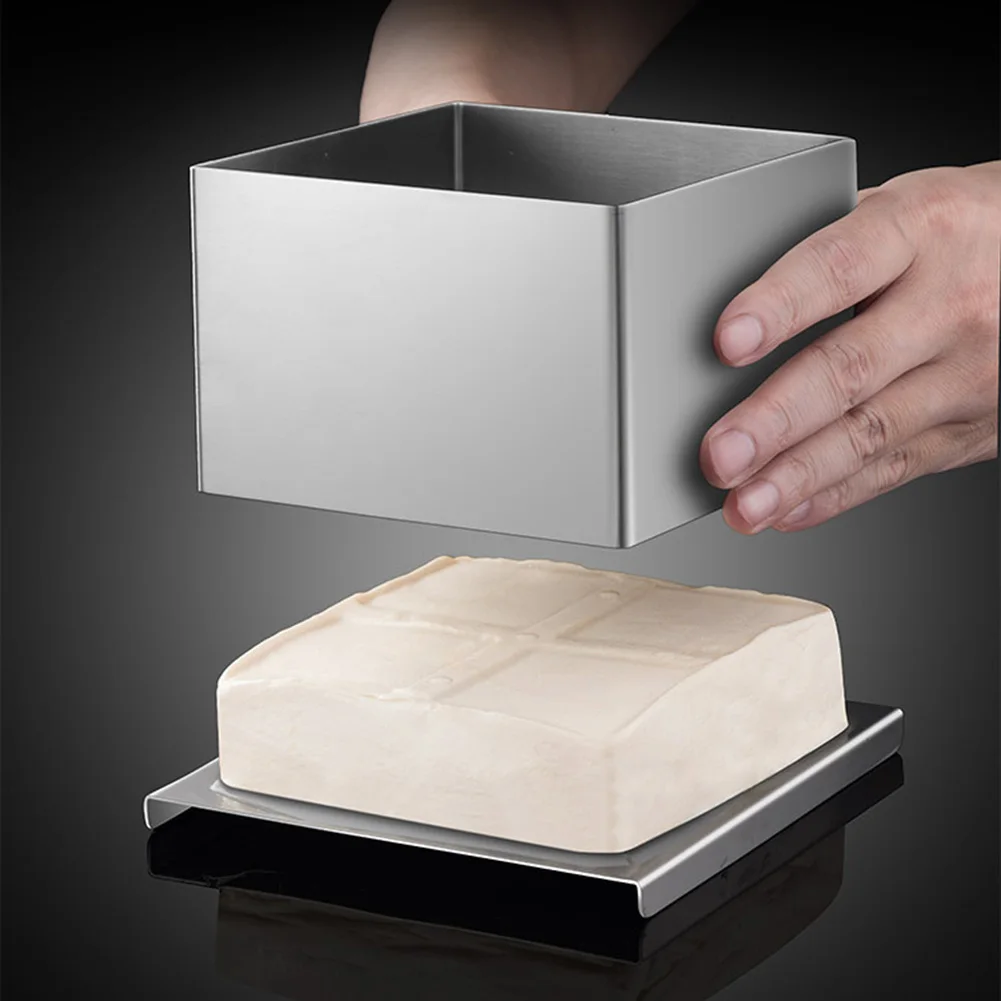 

Tofu Press Stainless Steel Tofu Maker With Cheese Cloth For Kitchen Tofu Press Cheese Making Molds Maker Mold Kitchen Tools