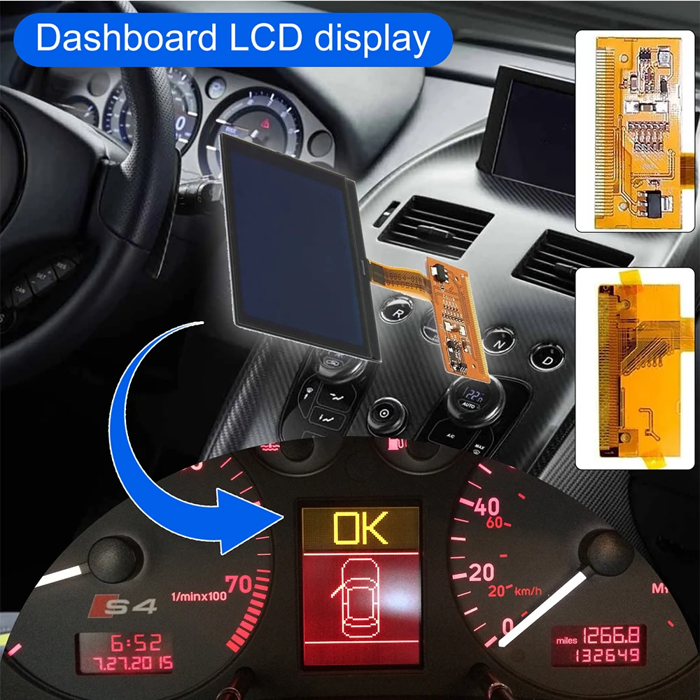 LCD ڵ ÷ ȭ, Audi S3 8L TT 8N A6 C5 4B 1998-2006 Ŭ    ȼ   Ƽ, ڵ ǰ, 1PC