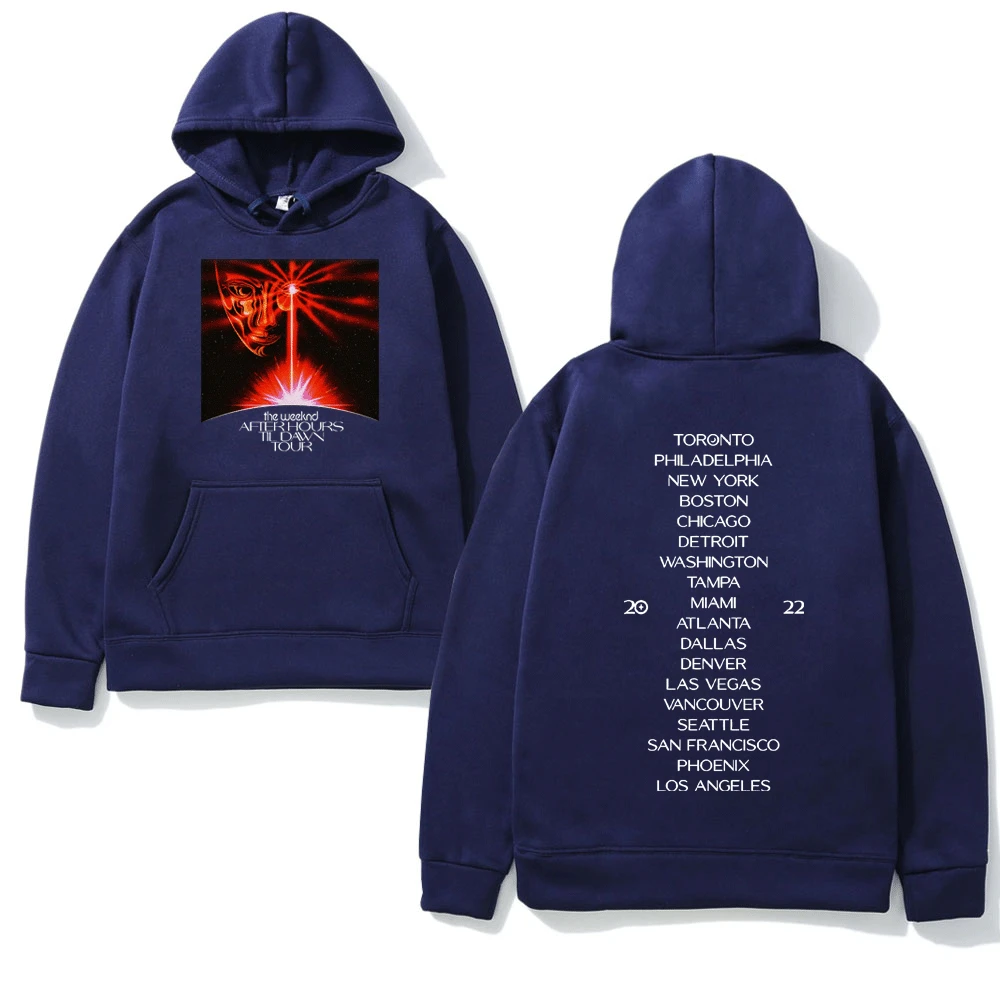 thumbnail image 1 of Sudadera con capucha de la gira After Hours Til Dawn de 2023 para el fin de semana, con música hip hop, estilo informal de manga larga y concierto After Hours Til Dawn, 1 of 5