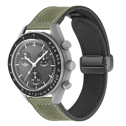 Vintage Leather Watchband - Luxurious Silicone Strap Bracelet 20mm - 20MM (Green)