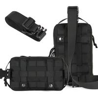 Molle Tactical Pouch Hunter Waist Bag Molle Chest Shoulder Pack Men Camping Hunting Airsoft Emergency First Aid Medical Pack 2
