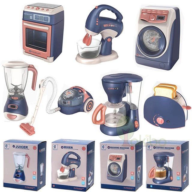 Children's Kitchen Toys Mini Simulation Household Appliance Set Washing  Machine Vacuum Cleaner Oven Kids Pretend Play House Toy - Kitchen Toys -  AliExpress
