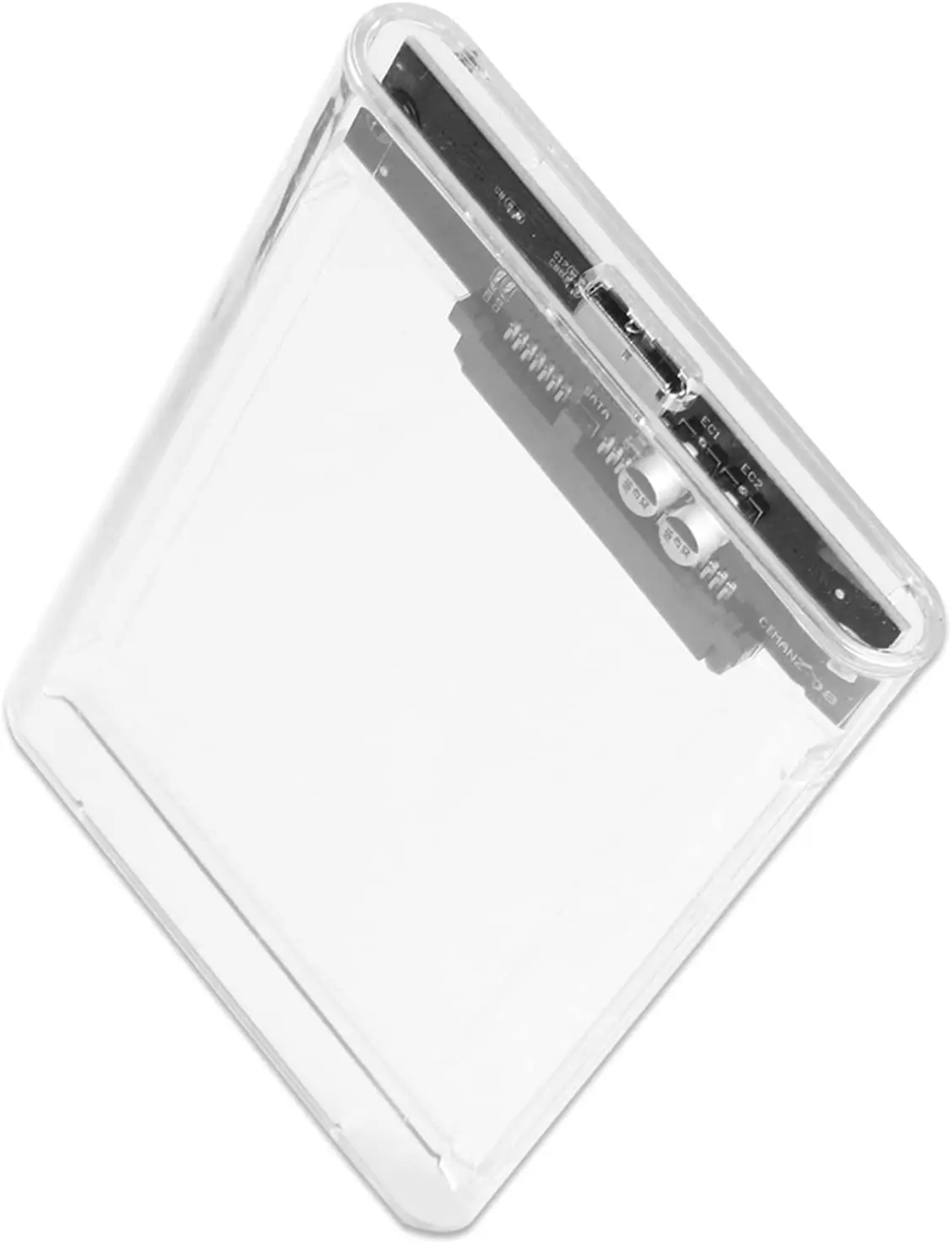 투명한 HDD 케이스 캐디 상자 HDD 인클로저 USB 3.0 USB 3.1 USB2.0 접합기 외부 하드 드라이브 상자에 2.5 SSD SATA
