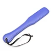 Blue PU Leather Spank，Horse Whip Flog Spank Paddle for Horse Training Crop Equestrian Riding Bat 6