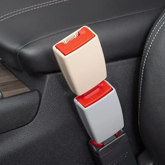 Car Seat Belt Buckle Clip Extender Safety Belt Buckles Extension Accessories 2Pcs