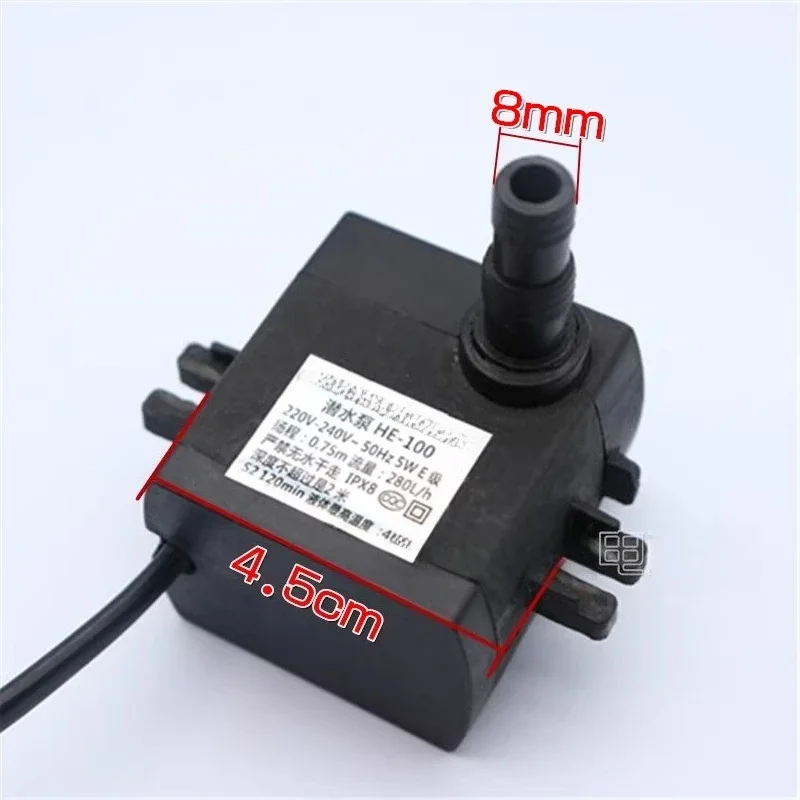 เครื่องปรับอากาศพัดลมปั๊มจุ่ม Universal อุปกรณ์เสริม H0.75M 220V 280L/h 50Hz น้ํา/พัดลมเย็นดูด/พัดลมเย็นปั๊มน้ํา. 1