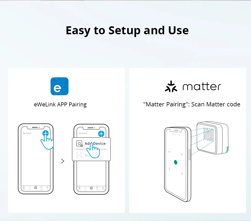 MINI R4 Matter MINIR4M Matter Relay Mini R4 Extreme Wifi Smart Switch Matter Al