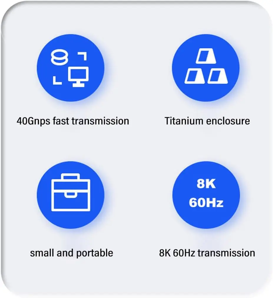 C타입 듀얼 수 플러그 어댑터, USB 4.0, USB C 수-USB C 수 어댑터, C타입 커플러 익스텐더, 지지대 100W, 40Gbps, 8K @ 60Hz