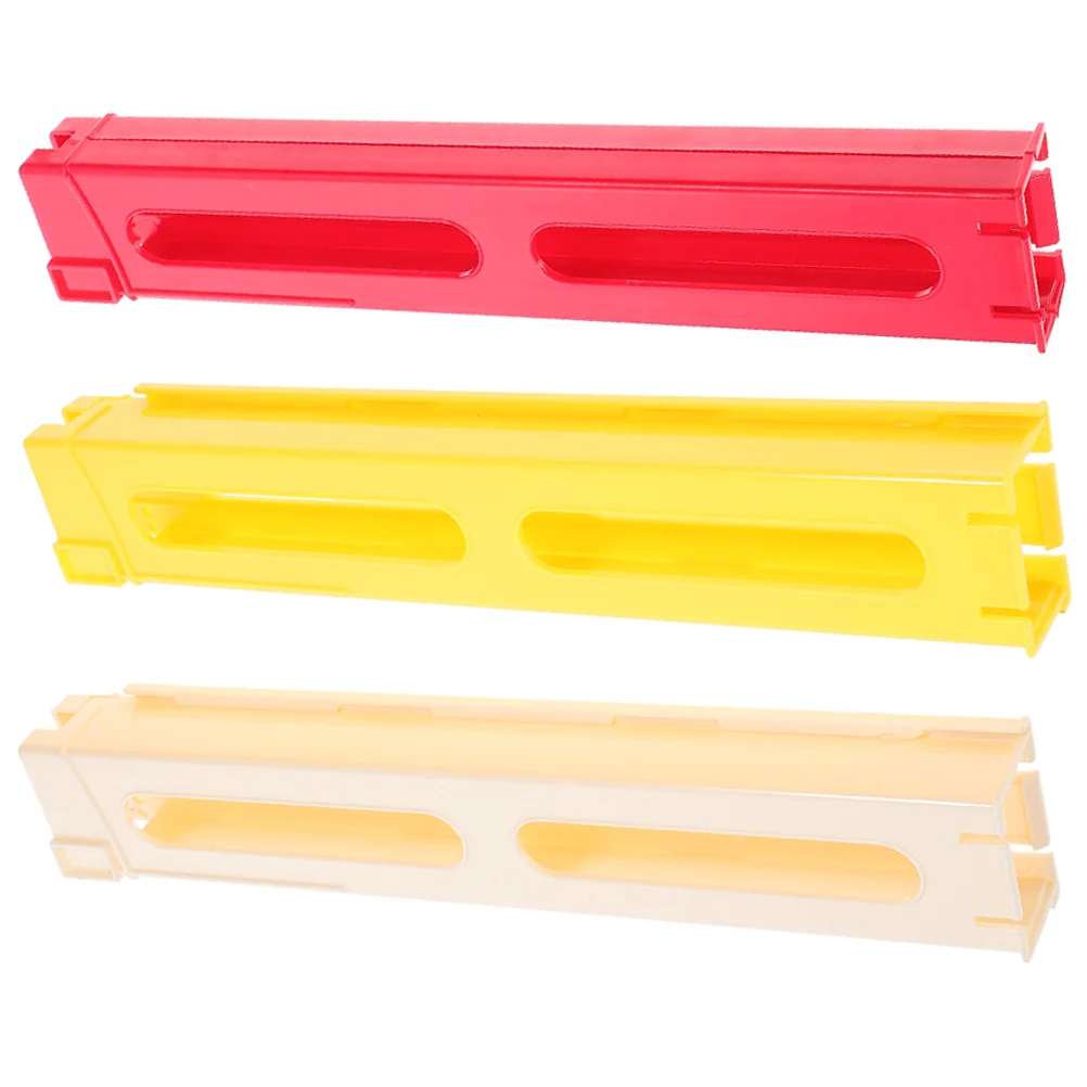 

3 Pcs Domino Arch Bridge Pedals Toys Plaything Clip for Trains Kids DIY Accessories Fun Plastic Toddler