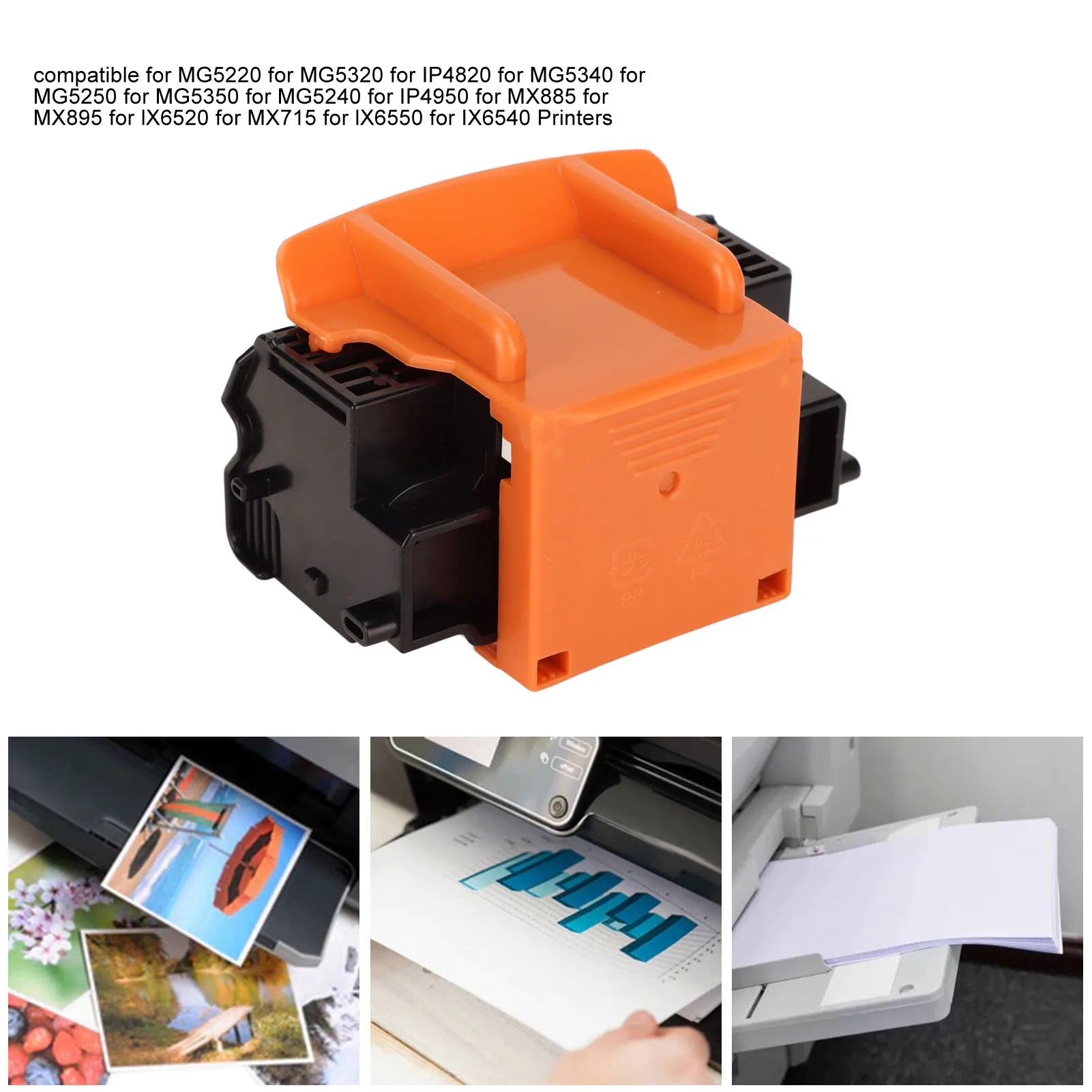 컬러 프린트 헤드 ABS 쉘 기능성 테스트 간편한 설치 프린트 헤드 IP4950용 MG5320용 교체 가능