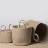 Wicker Basket Hand-woven Storage Basket Rope Woven Deep Foldable Storage Laundry Basket Toy Sundries Storage Basket 4