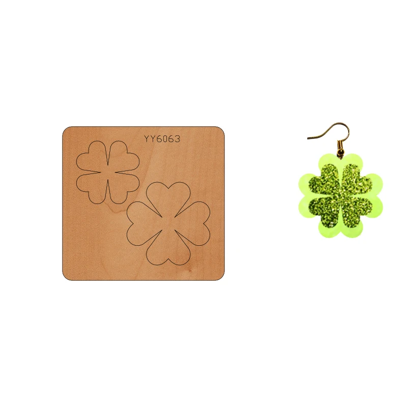 

Earring mold knife model YY6063 is suitable for all cutting machines on the market die cuts