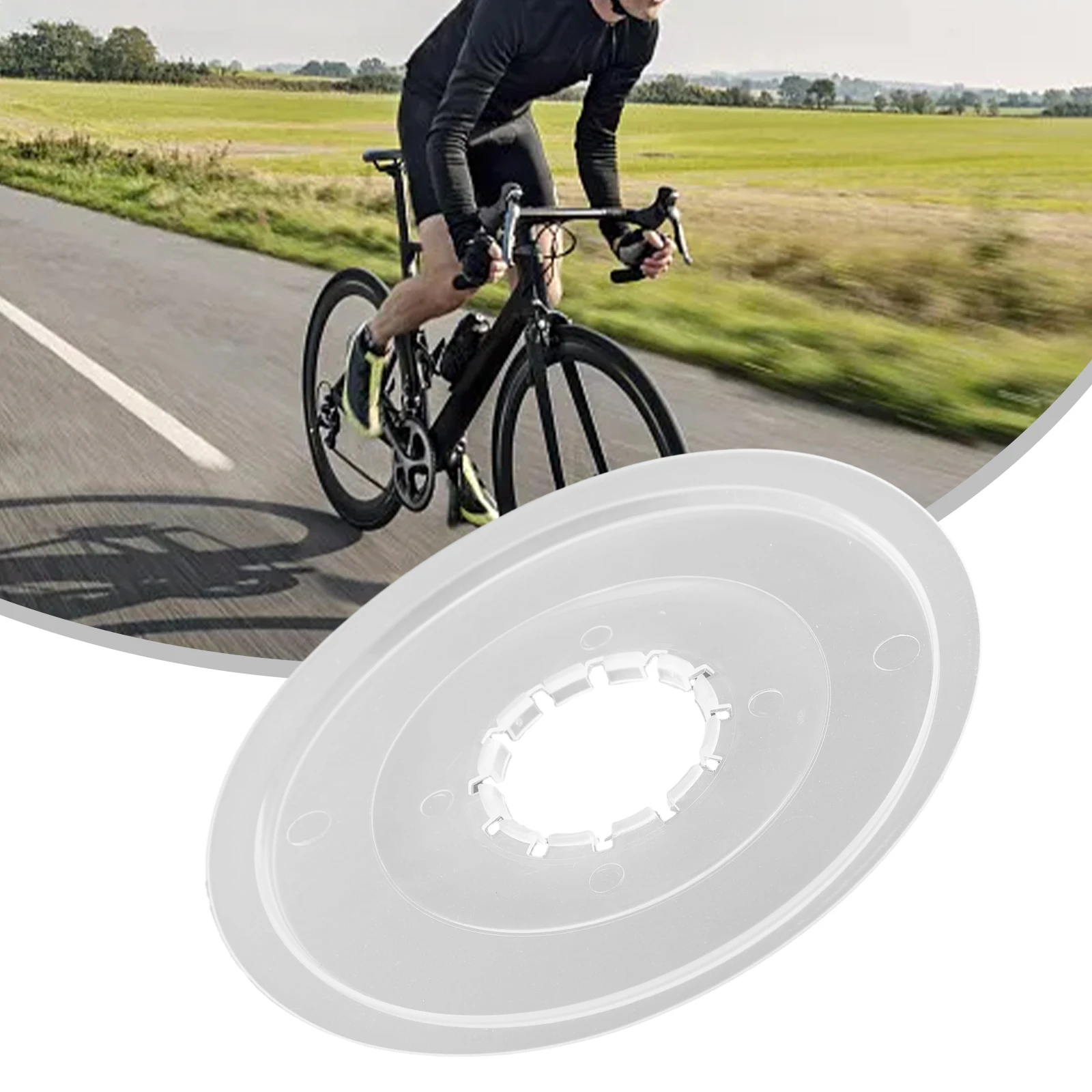 1pc Bike Wheel Spoke Protector Guard Bicycle Wheel Spoke Protector Disc Guard Bike Cassette Freewheel Protection Cover N E W bicycle cassette bicycle parts bike sprocket bike freewheel