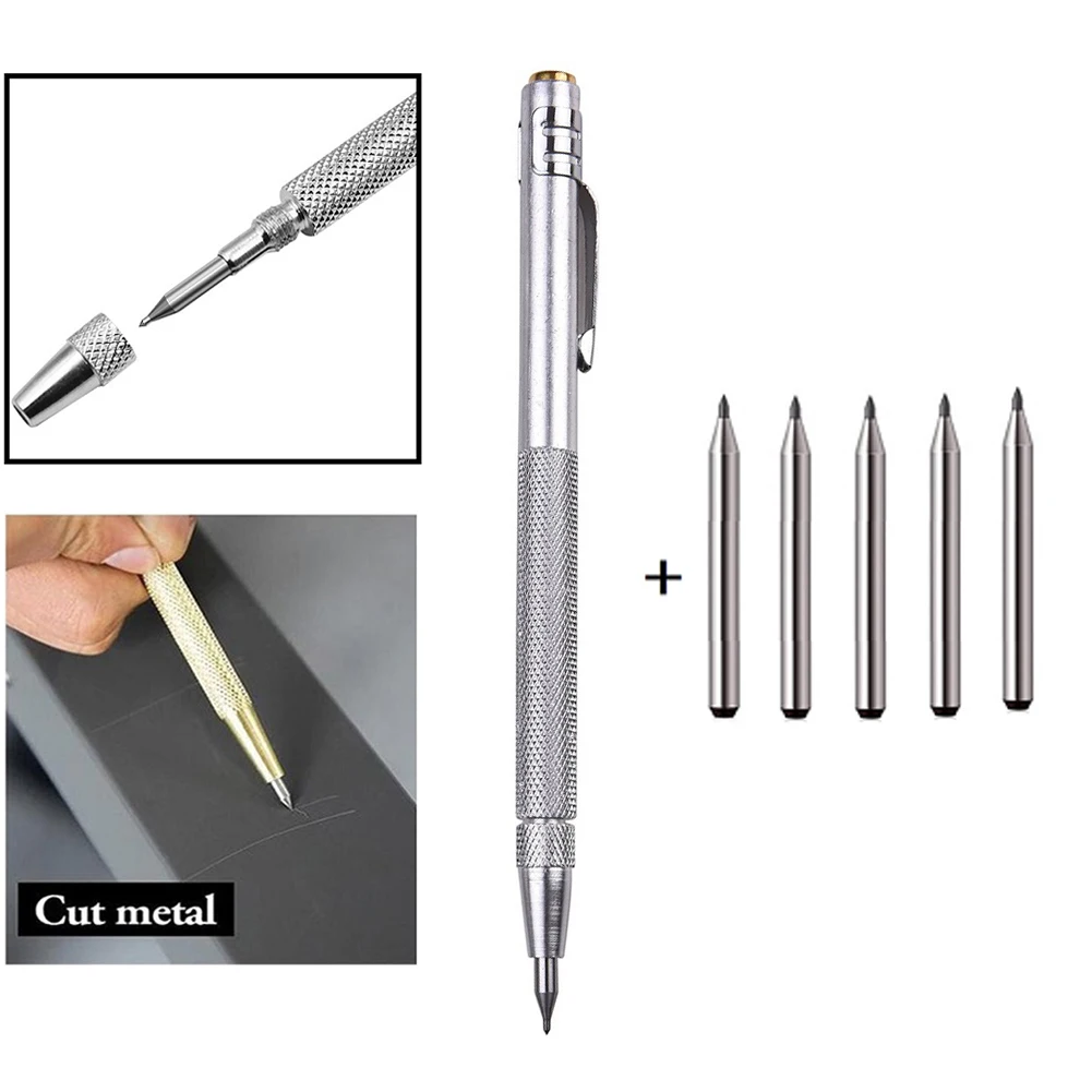 Diamant-Schreibstift Wolframcarbid-Spitze Hartmetall-Gravur stift Wolframcarbid-Feder stift für Glaskeramik-Handwerkzeuge