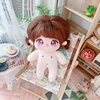 20cm Kawaii Cartoon Capybara Fluffy Coat Suit Plush Cotton Doll DIY Clothes Accessories Stuffed Toy for Kids Girls Birthday Gift 2