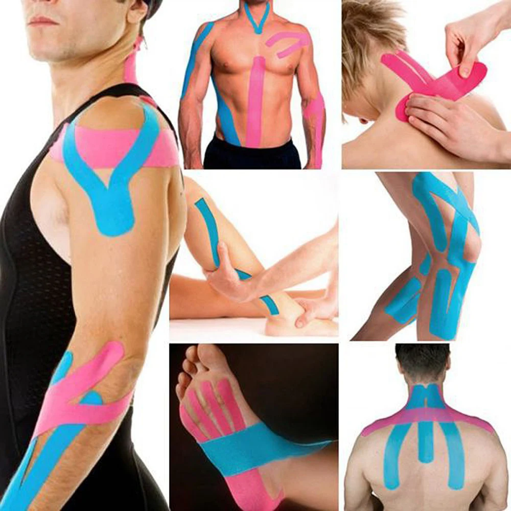 COYOCO Kinesiology Tape For Knee Pain Relief & Muscle Recovery-Elastic Sports Bandage For Athletic Support & Fitness Sports Tape Kinesiology Tape