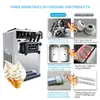 18~22L/H 110V 220V Commercial Soft Serve Ice Cream Make Machine Price Professionals Maker For Sale 6