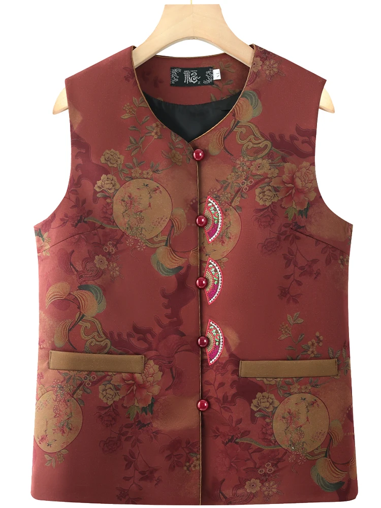 봄옷 베스트 여성용 외출용 노인용 할머니 베스트 가디건 중년 여성 의류 봄옷 베스트 베스트 베스트