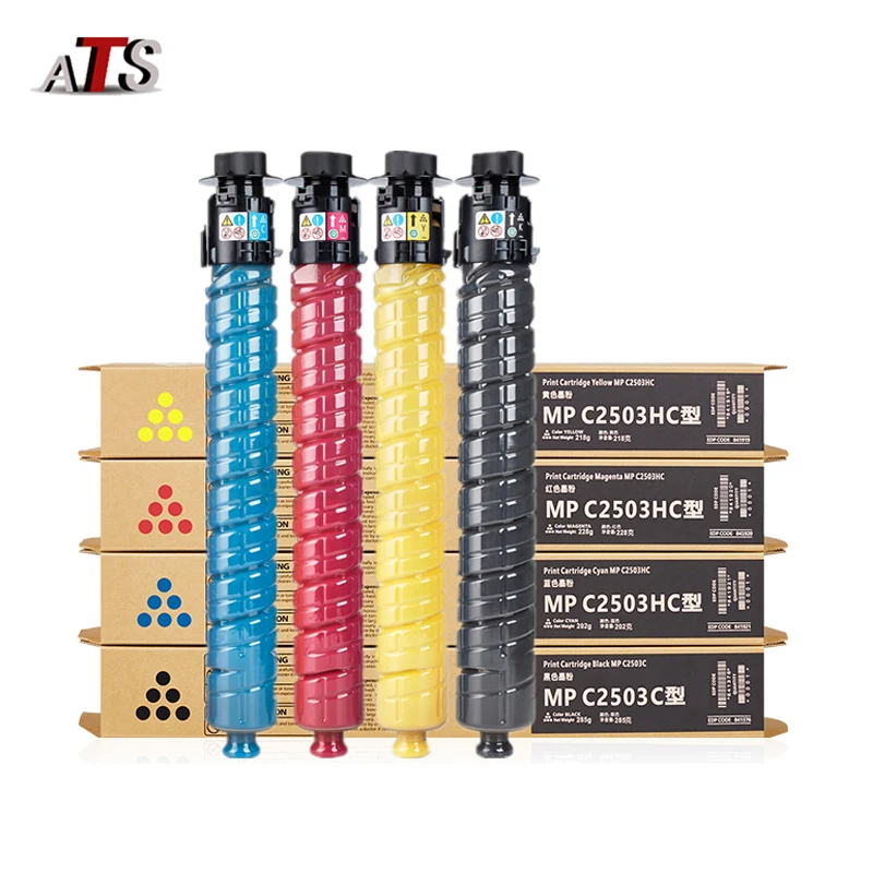 

1PCS MPC2003 Toner Cartridge for Ricoh MPC2503 MPC2003 MPC2004 MPC2011 MPC2503 MPC2504 New Original Quality Toner BK280g CMY200g
