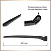 Wiper 14" Rear Wiper Blade & Arm Set Kit For Seat Altea Se359 2004-2015 2005 2006 2007 2008 Windshield Windscreen Rear Window 3