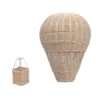 Woven Hot  Balloon Handcrafted Exquisite Details Rattan Weaving Decoration for Kids Room Party Photo Prop 3
