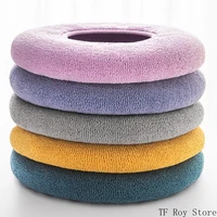 Pure Color Toilet Seat Cushion Pad Universal Soft Warm Washable Toilet Seat Cover Closestool Mat Bathroom Toilet Accessories 2