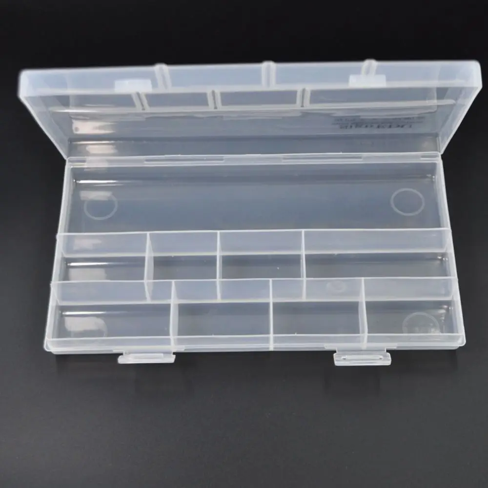 Thickened Makeup Artist Storage Box Plastic Transparent Stylist Rectangle Case Large Capacity Makeup Brush Storage