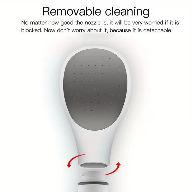 Easy-Clean ABS High-Pressure Shower Head for Bathroom, Toilet, Washroom, Gym | Prevents Clog Buildup, Pet-Friendly Design