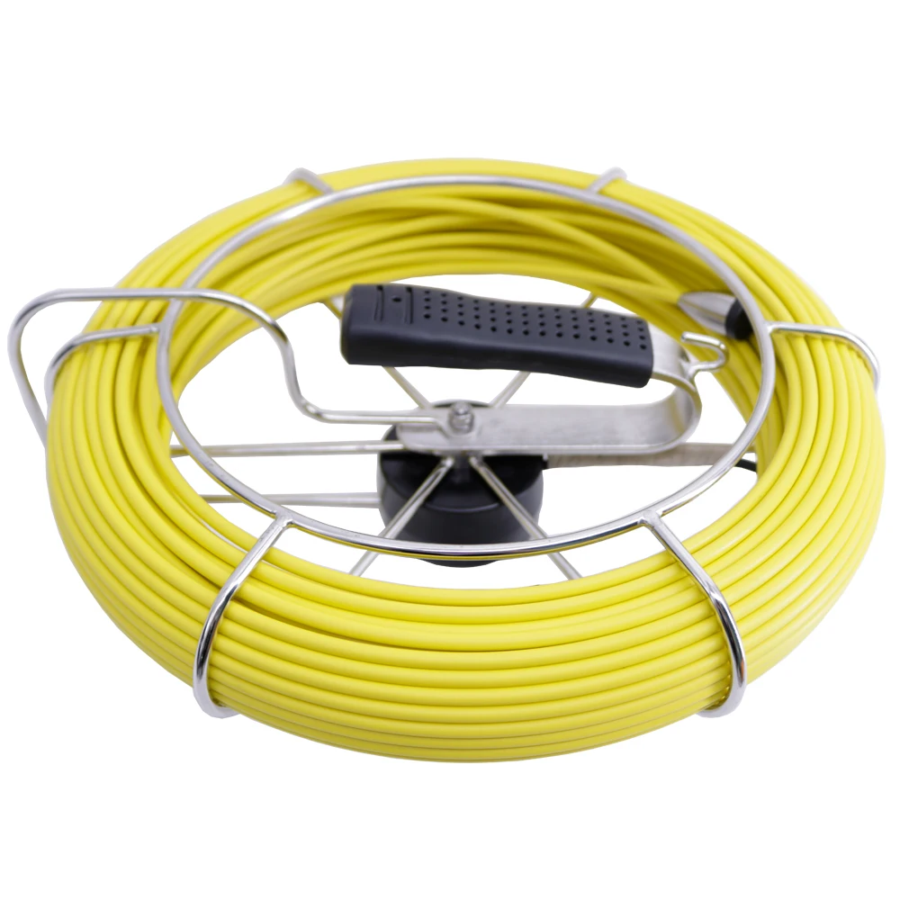 710DNLK Waterproof Pipe Inspection Camera with 7 Inch TFT Color Monitor and Keypad DVR Capable Pipe Borescope