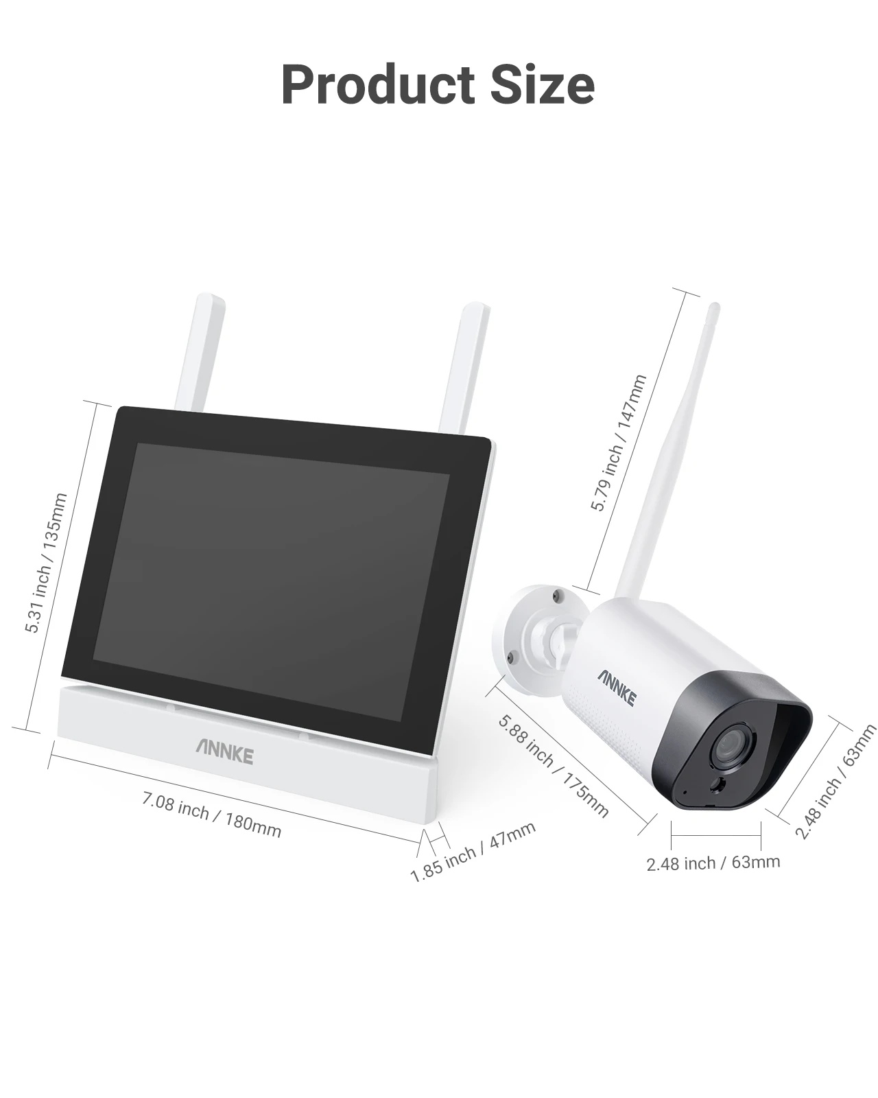 Two-way audio security camera