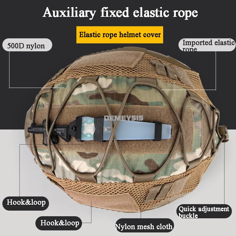 Tactical Fast Helmet Cover Scratch Resistant Shooting Hunting Sports Military Helmet Camouflage Cover for Fast MH PJ BJ Helmet