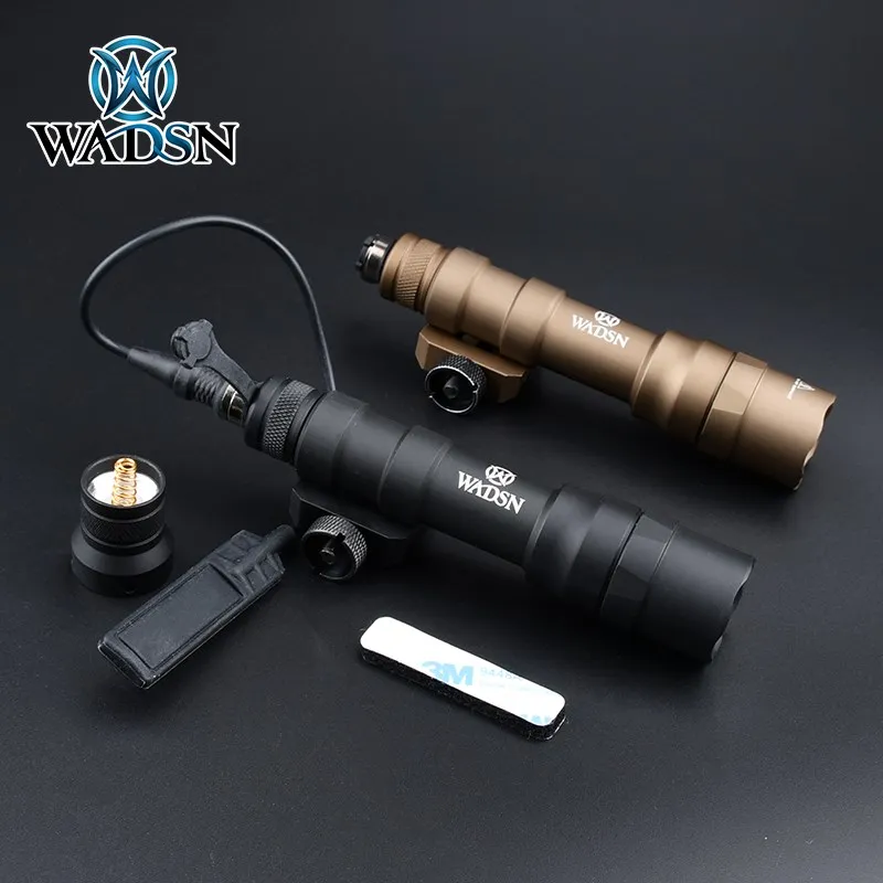 WADSN Tactical M600 M600DF Weapon Scout LightLED 1400 lumens Rifle Scout Hunting Flashlight tail For 20mm Picatinny Rail