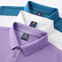 Salopette d'été 100% coton, polo, logo d'entreprise personnalisé, revers brodé, T-shirt à manches courtes imprimé 4
