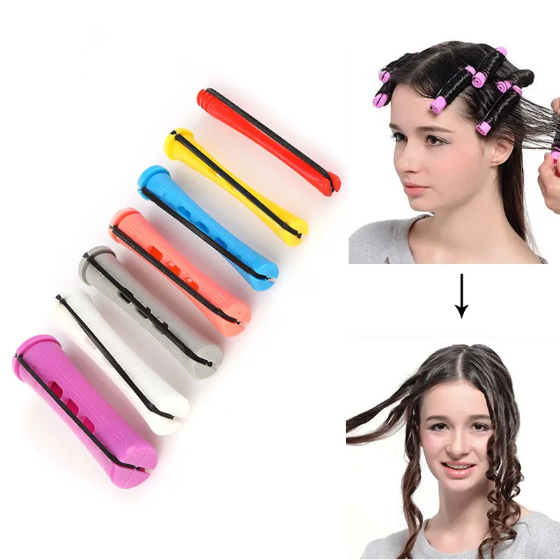 Perm Rods And Hair Rollers 12 Pieces/set for Women Long Short Curling