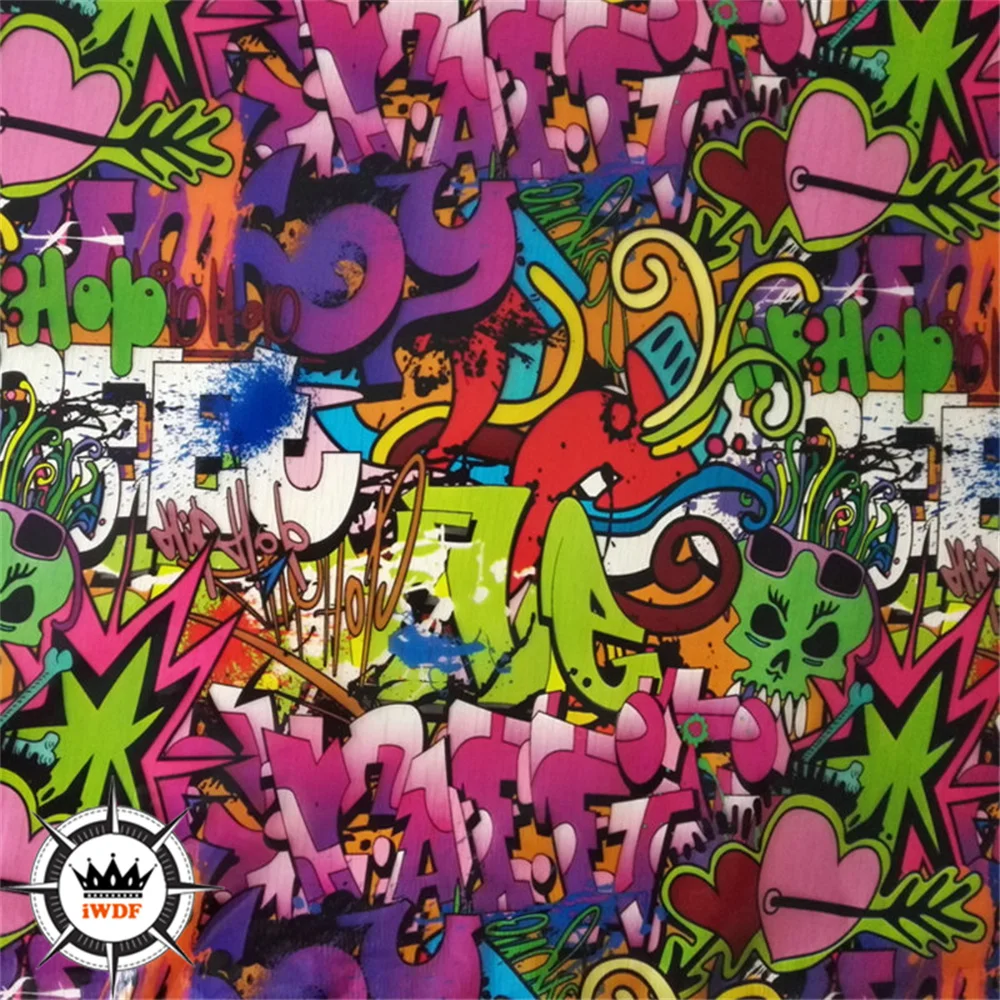 

2M/6M/10M/20M Length Cartoon Design Hydrographics Film 50cm Width Hydrographics Transfer Films H719