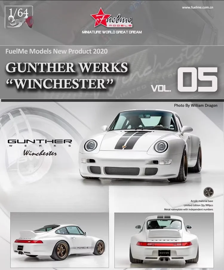 FuelMe 1:64 ポルシェ グンター ヴァークス 993 ガルフ モデル 400R