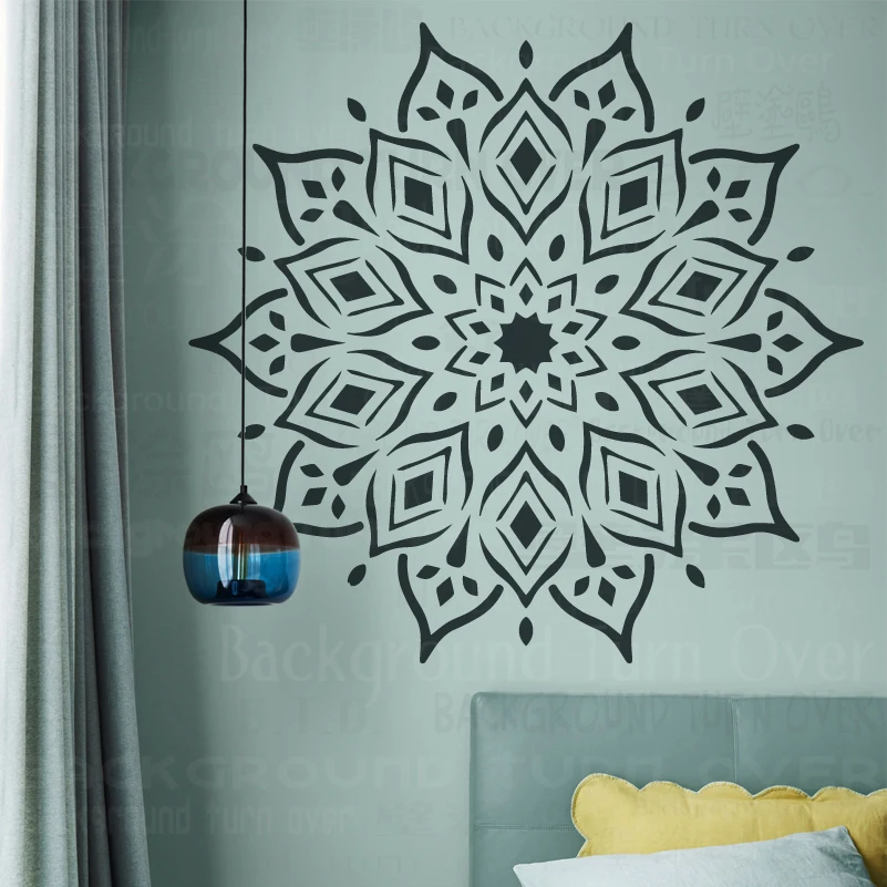 Large Mandala Stencil Template  Mandalas Templates Paint Large - 60cm  100cm Stencil - Aliexpress