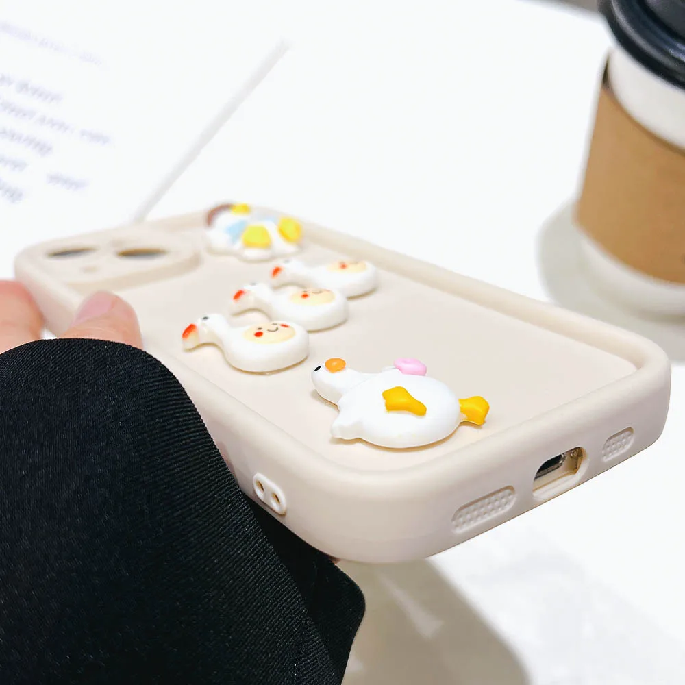 3d Coffee Cartoon Phone Case For Iphone Models Protective Cover_voghion.com